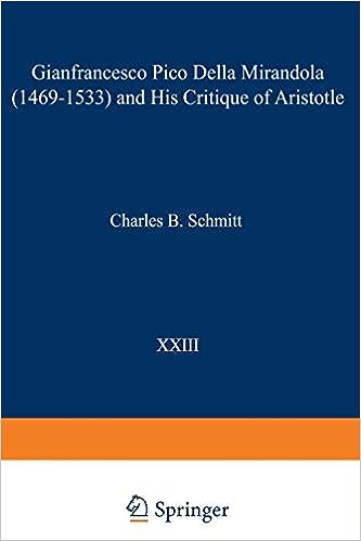 خرید و دانلود نسخه کامل کتاب Gianfrancesco Pico Della Mirandola (1469-1533) and His Critique of Aristotle - Pdf