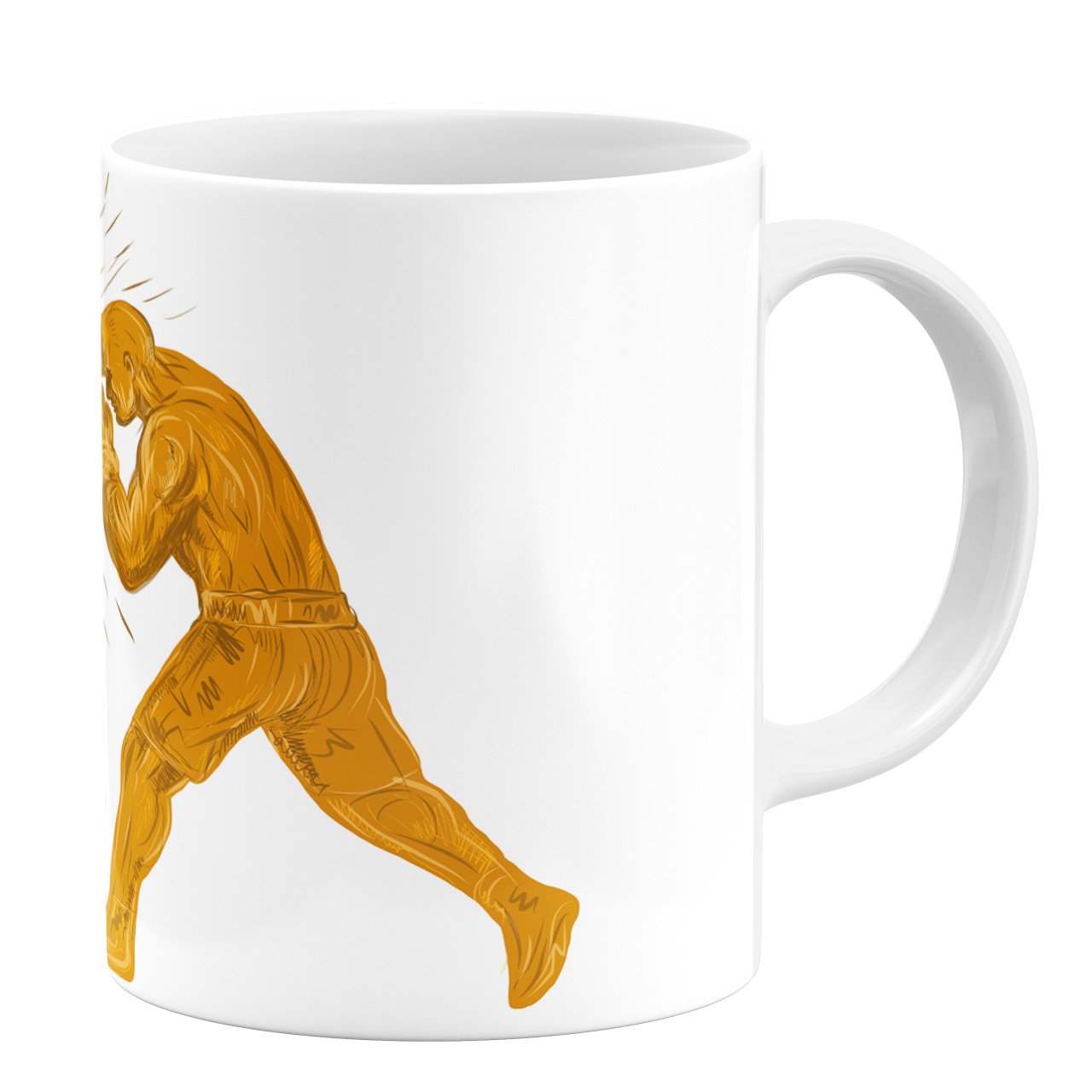 ماگ طرح مشت زنی کد 10758