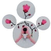 سفال طرح دخترانه 