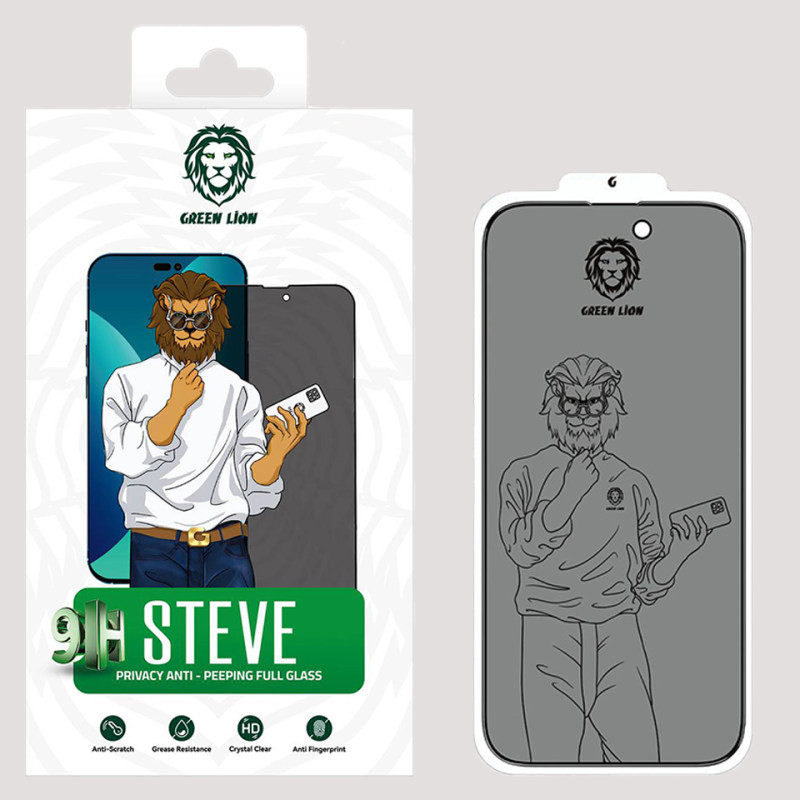 محافظ صفحه نمایش حریم شخصی گرین مدل Steve Privacy مناسب برای گوشی موبایل اپل iPhone 13 pro max /14 Plus | کالا برتری