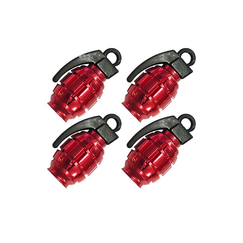 سروالف لاستیک خودرو طرح نارنجک کد RD4521 مجموعه 4 عددی
