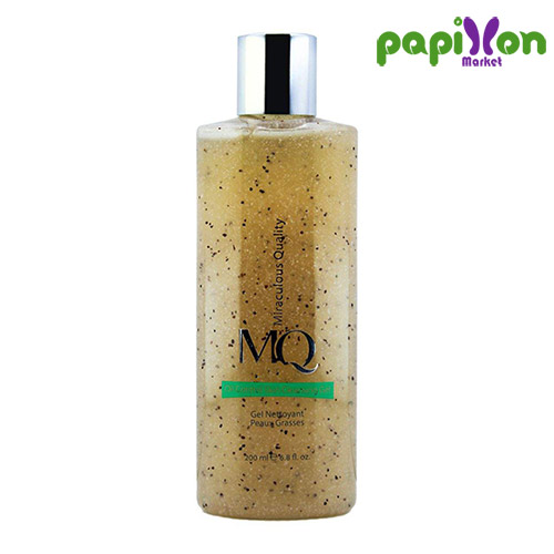 ژل اسکراب شستشوی پوست چرب ام کیو