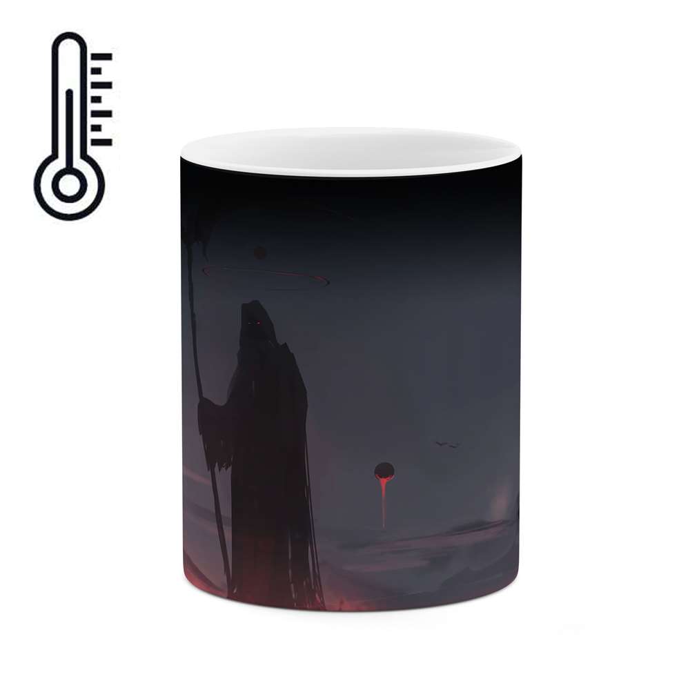 ماگ حرارتی طرح عزرائیل مدل mgph01697