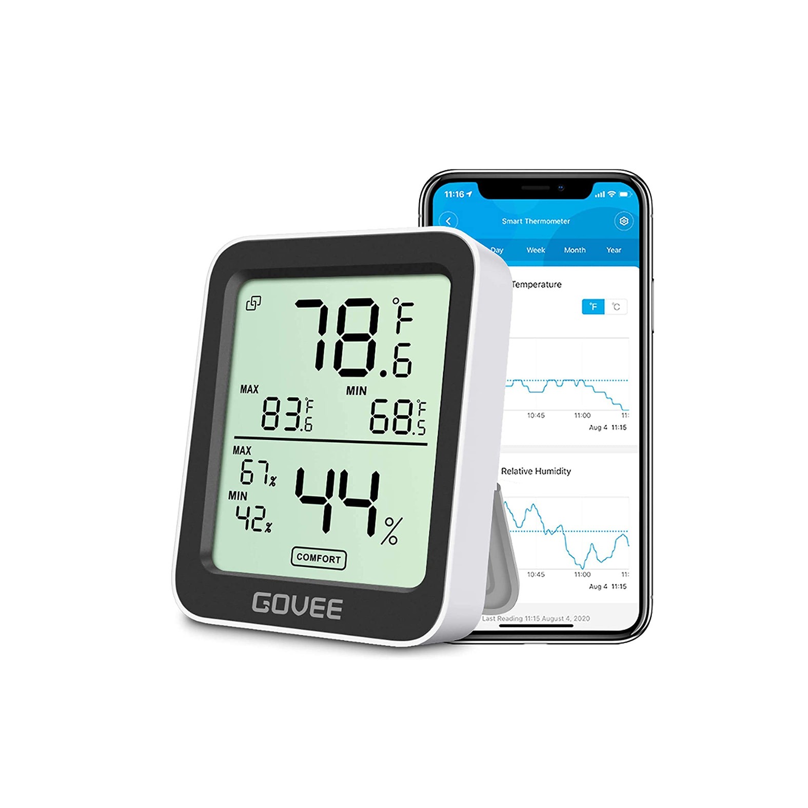 خرید دماسنج و رطوبت سنج Govee Bluetooth Hygrometer Thermometer H5075 با بهترین قیمت