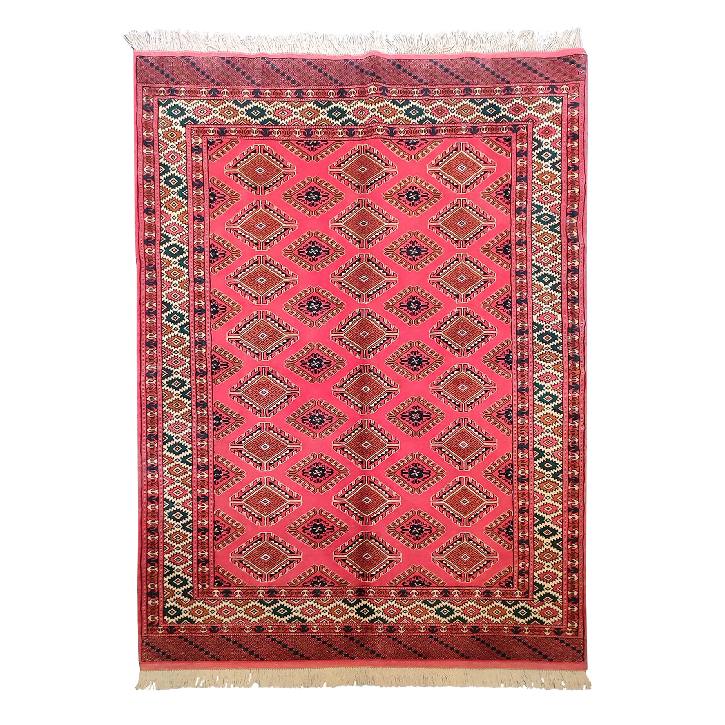 فرش دستباف سه متری طرح لوزی مدل AA4