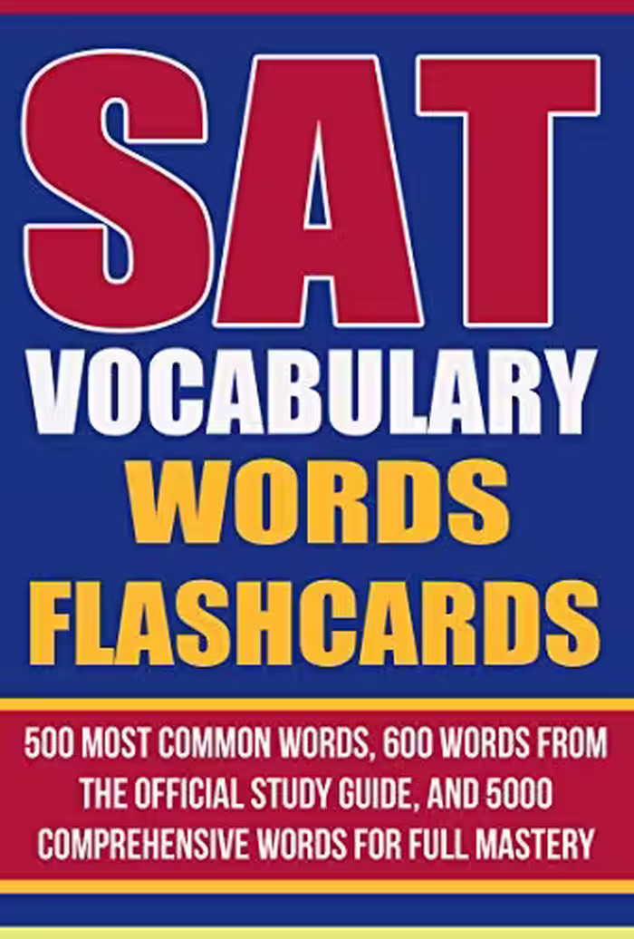 خرید و دانلود نسخه کامل کتاب SAT Vocabulary Words Flashcards -   Pdf