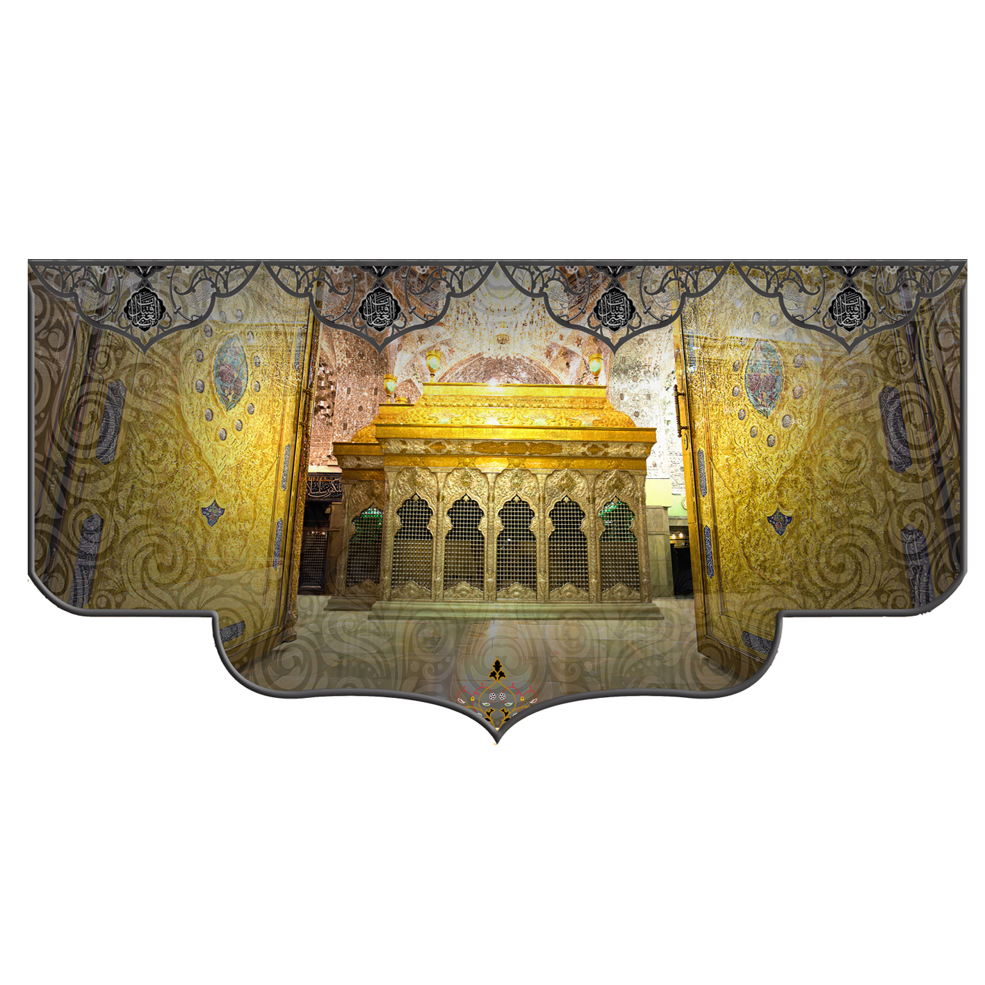 پرچم مدل محرم ضریح مطهر امام حسین (ع) کد C902