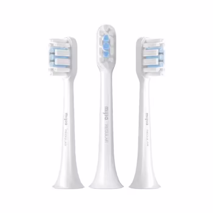 ارسال فوری   ضمانت اصالت کالا   سری مسواک برقی T301/T302 شیائومی مدل Mijia Electric Toothbrush Head (Universal) 3PCS White