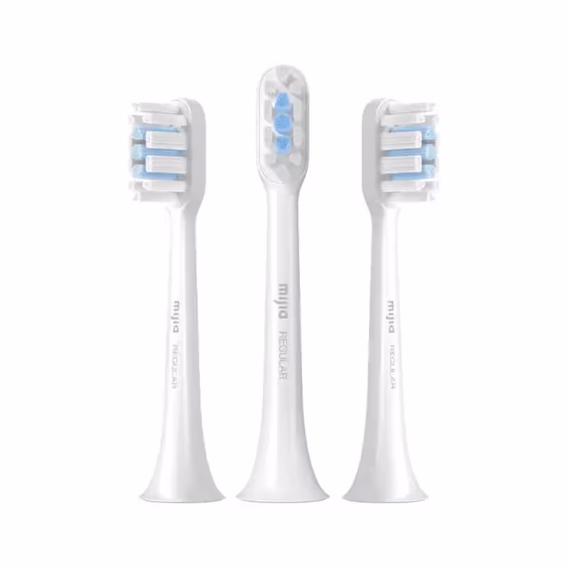 ارسال فوری   ضمانت اصالت کالا   سری مسواک برقی T301/T302 شیائومی مدل Mijia Electric Toothbrush Head (Universal) 3PCS White