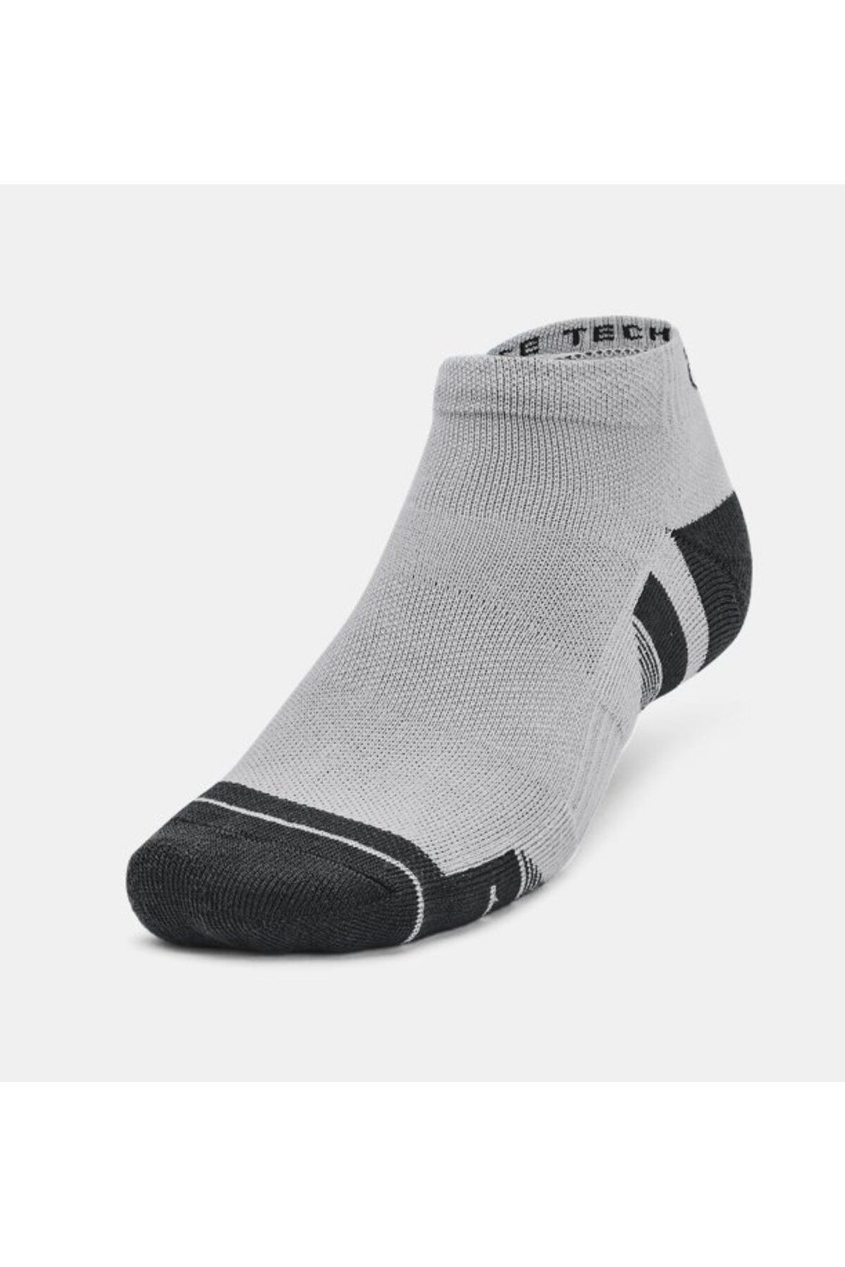 جوراب ورزشی خاکستری مردانه و زنانه UA TECH 3 PACK LOW CUT JOMS 011 Under Armour