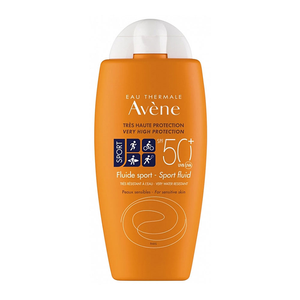 ضد آفتاب بی رنگ SPF50 فلوئید اسپرت اون Avène | اصل فرانسه | 100ml