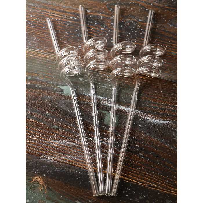 نی شربت خوری مدل موناکو بسته 4 عددی