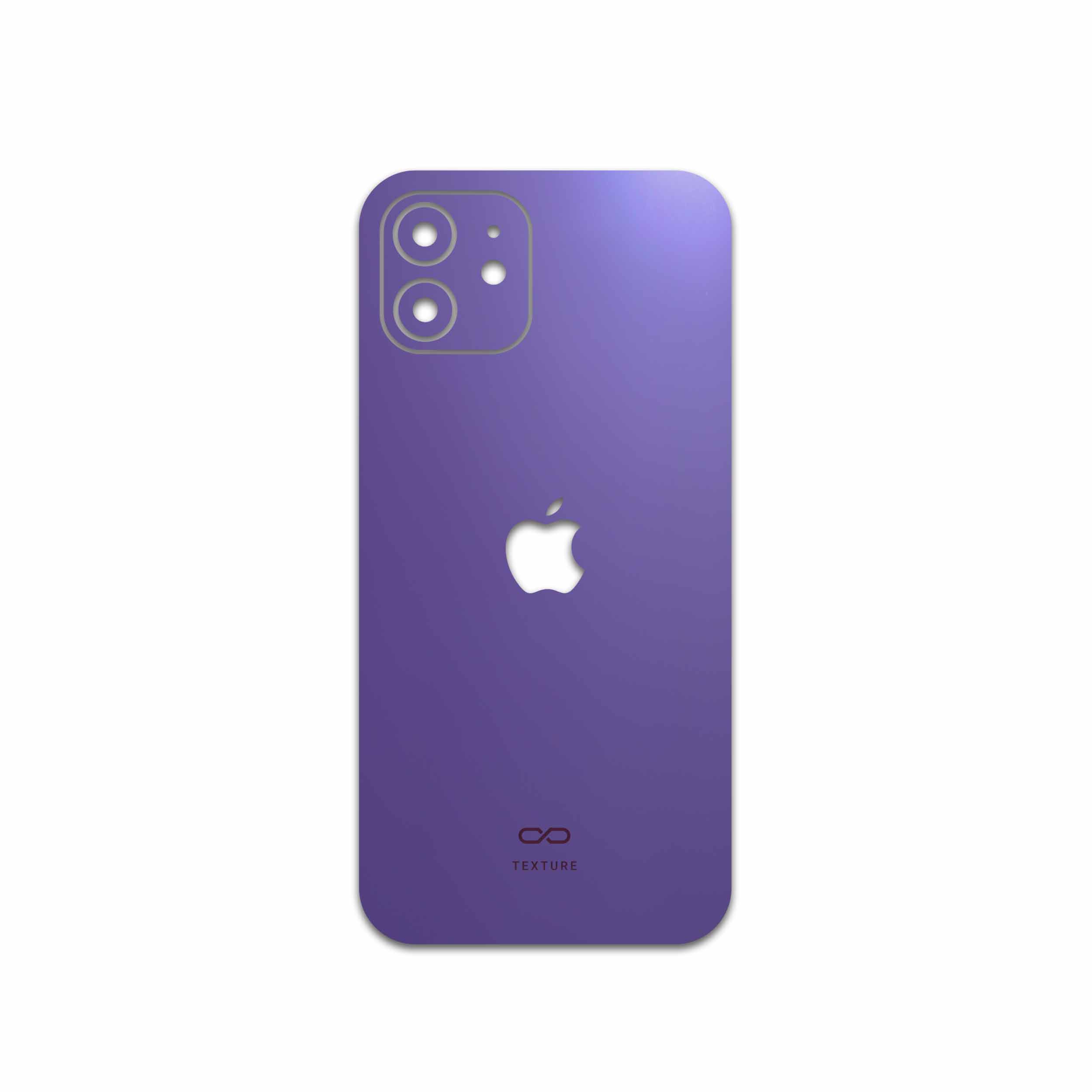 برچسب پوششی ماهوت مدل Matte-BlueBerry مناسب برای گوشی موبایل اپل iPhone 12