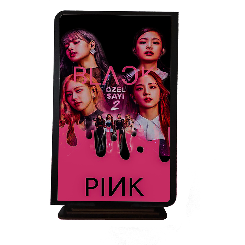 تابلو شاسی رومیزی طرح بلک پینک کد blp8
