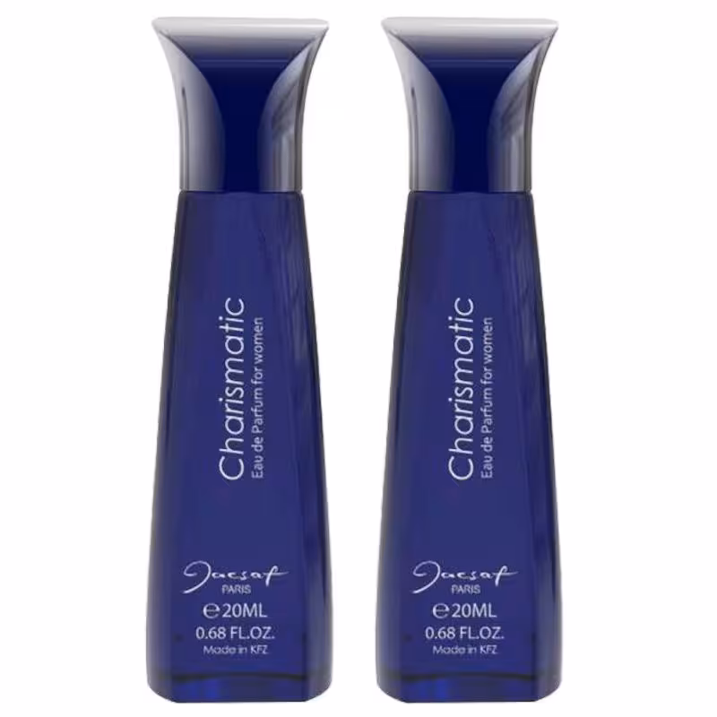 عطر جیبی زنانه ژک ساف مدل charismatic حجم 20 میلی لیتر بسته 2 عددی