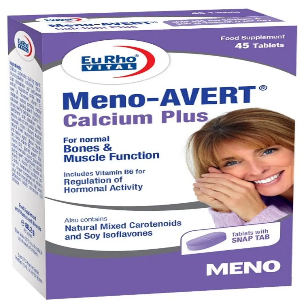 قرص منو اورت کلسیم پلاس یورو ویتال 45 عددی