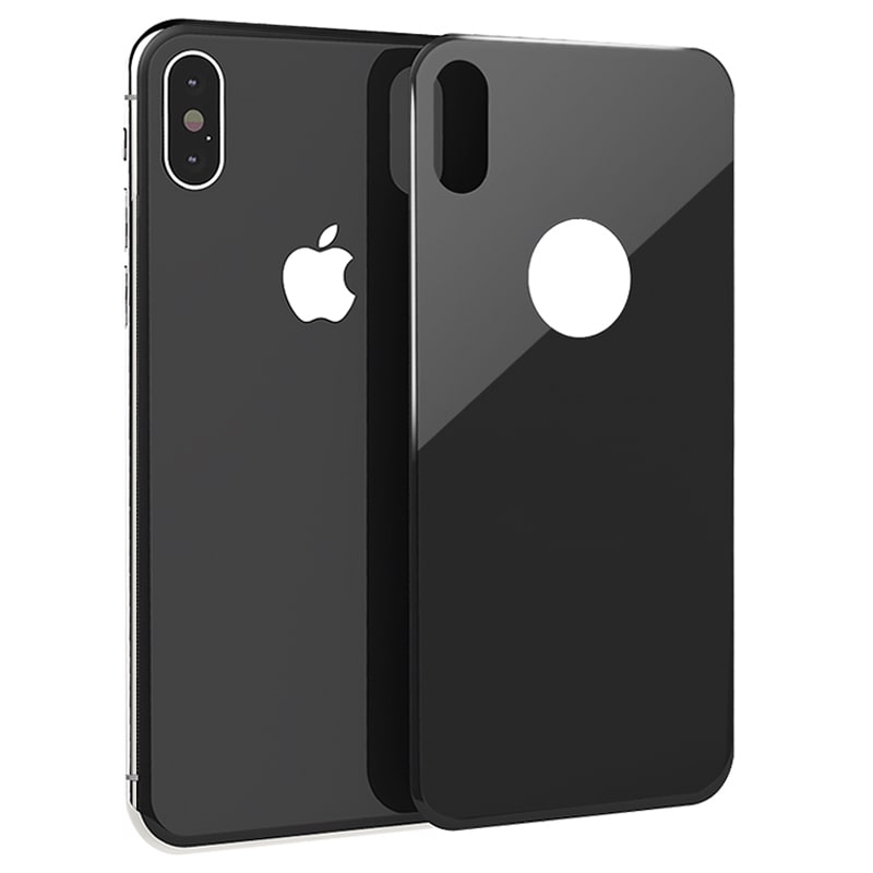 گلس محافظ پشت شیشه ای اورجینال مناسب برای گوشی IPHONE X/XS مدل براق فول چسب و فول کاور