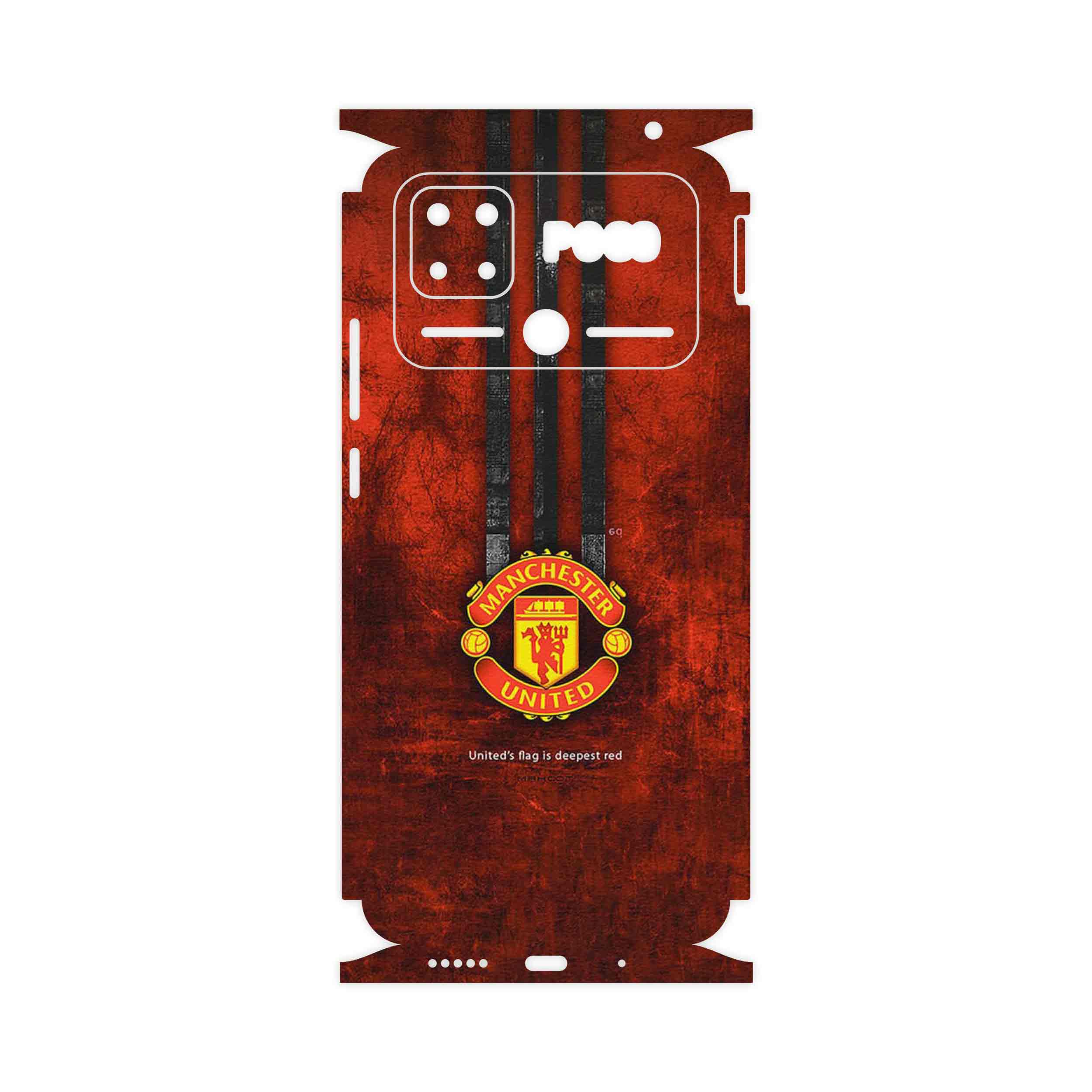 برچسب پوششی ماهوت مدل Manchester_United-FullSkin مناسب برای گوشی موبایل شیائومی Poco C40