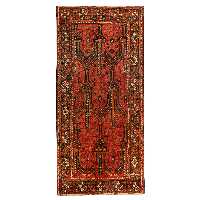 فرش دستبافت دو و نیم متری مدل نقشه بلوچ  کد 33.1848