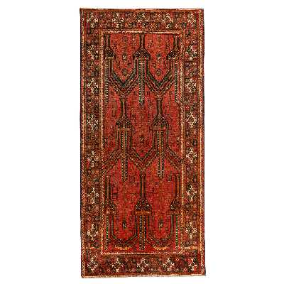 فرش دستبافت دو و نیم متری مدل نقشه بلوچ  کد 33.1848