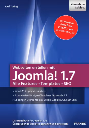 خرید و دانلود نسخه کامل کتاب Webseiten erstellen mit Joomla! 1.7: Alle Features, Templates, SEO, 2. Auflage