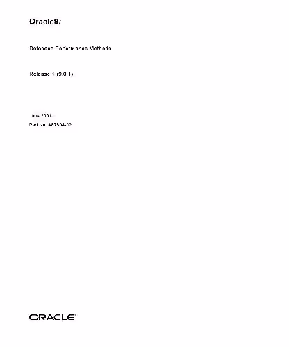 خرید و دانلود نسخه کامل کتاب Oracle 9i. Database Performance Methods