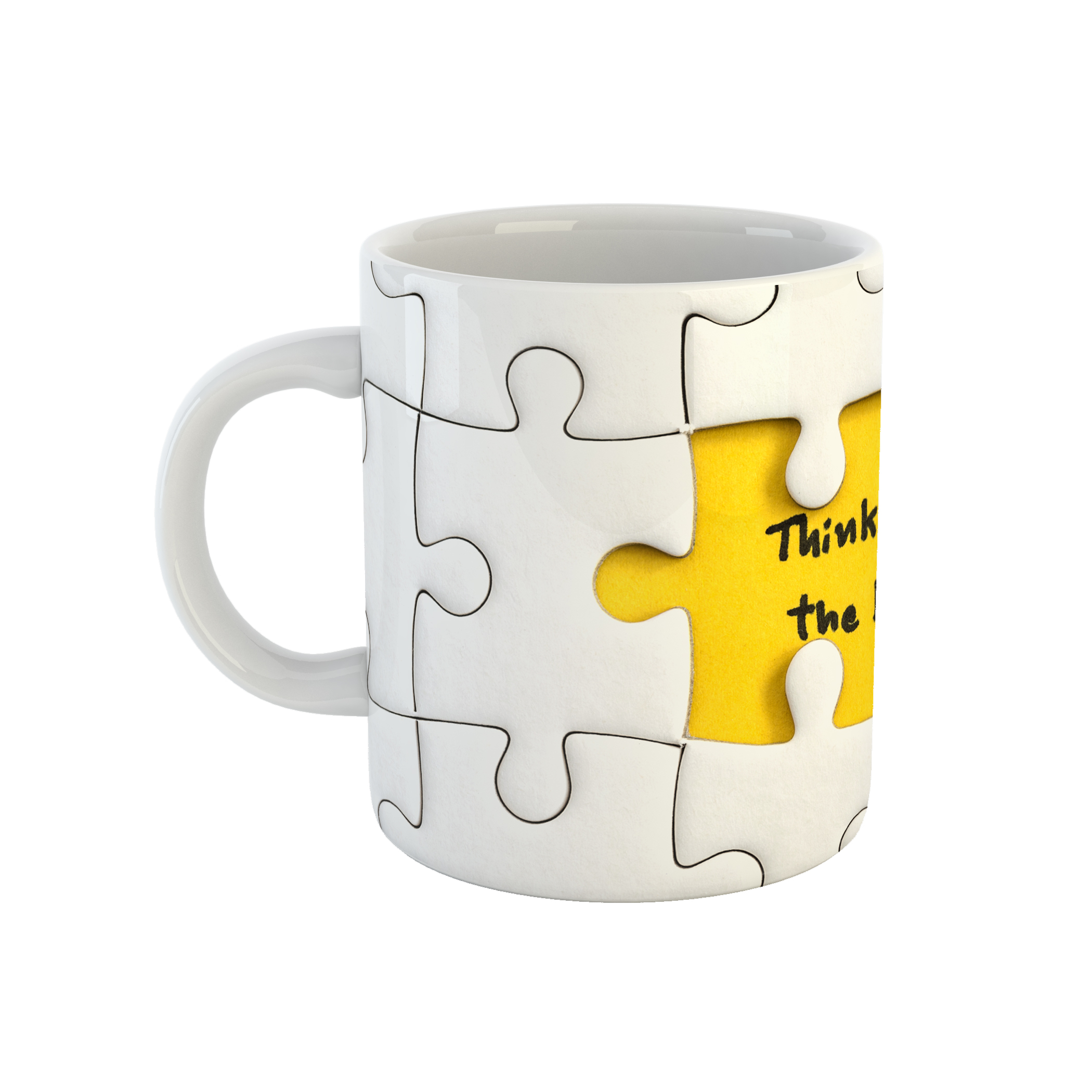 ماگ طرح پازل مدل 02