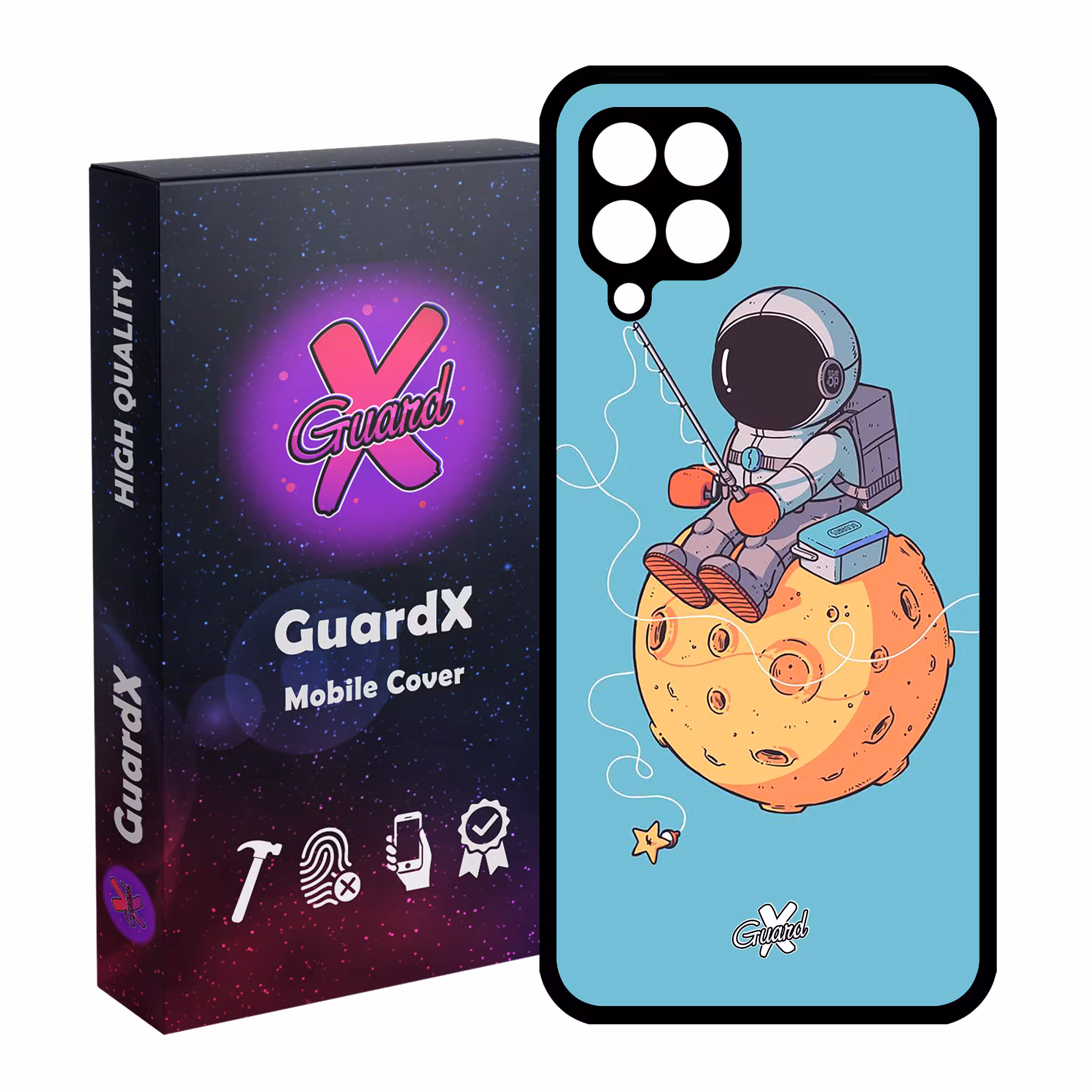 کاور گارد ایکس طرح Galaxy مدل Glass10042 مناسب برای گوشی موبایل سامسونگ Galaxy A12