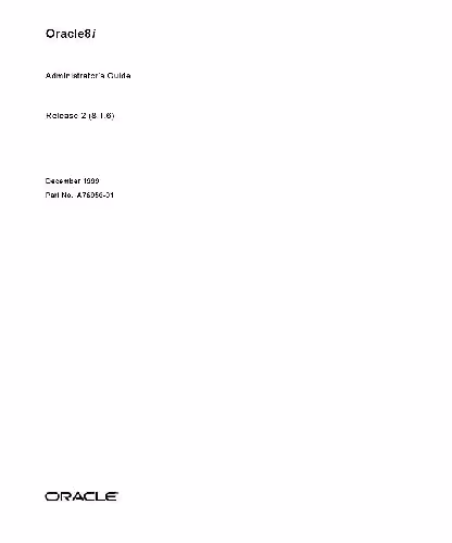 خرید و دانلود نسخه کامل کتاب Oracle 8i Admin Guide