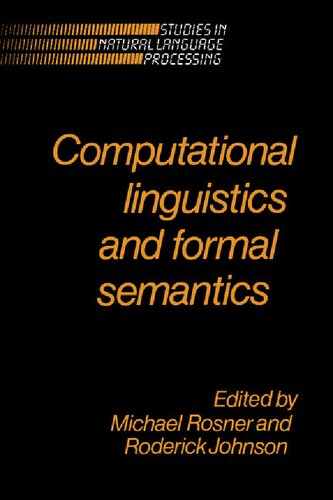 خرید و دانلود نسخه کامل کتاب Computational linguistics and formal semantics