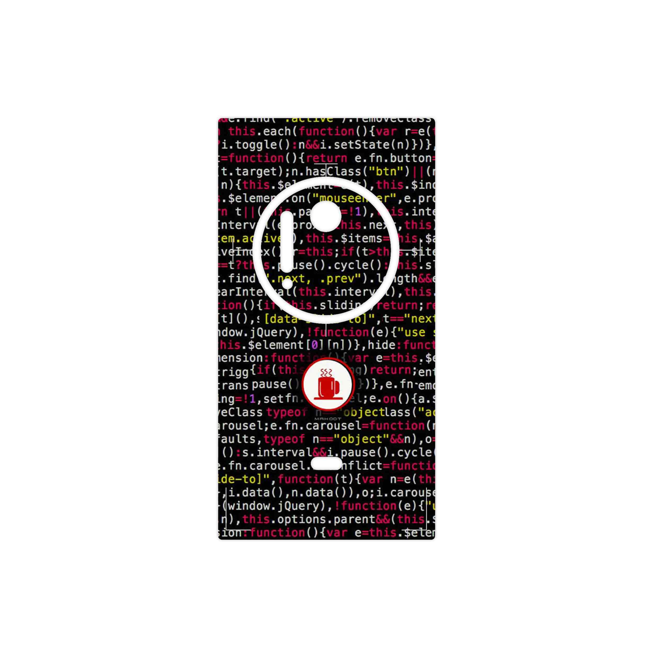 برچسب پوششی ماهوت مدل Programming 1 مناسب برای گوشی موبایل نوکیا Lumia 1020