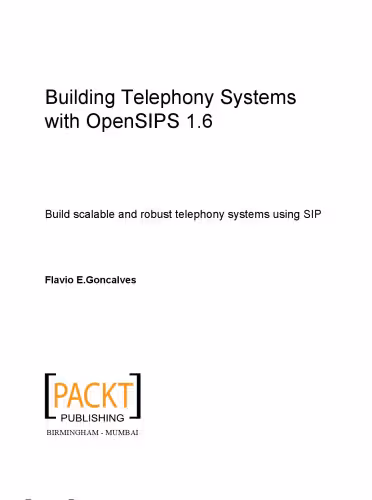 خرید و دانلود نسخه کامل کتاب Building Telephony Systems with OpenSIPS 1.6