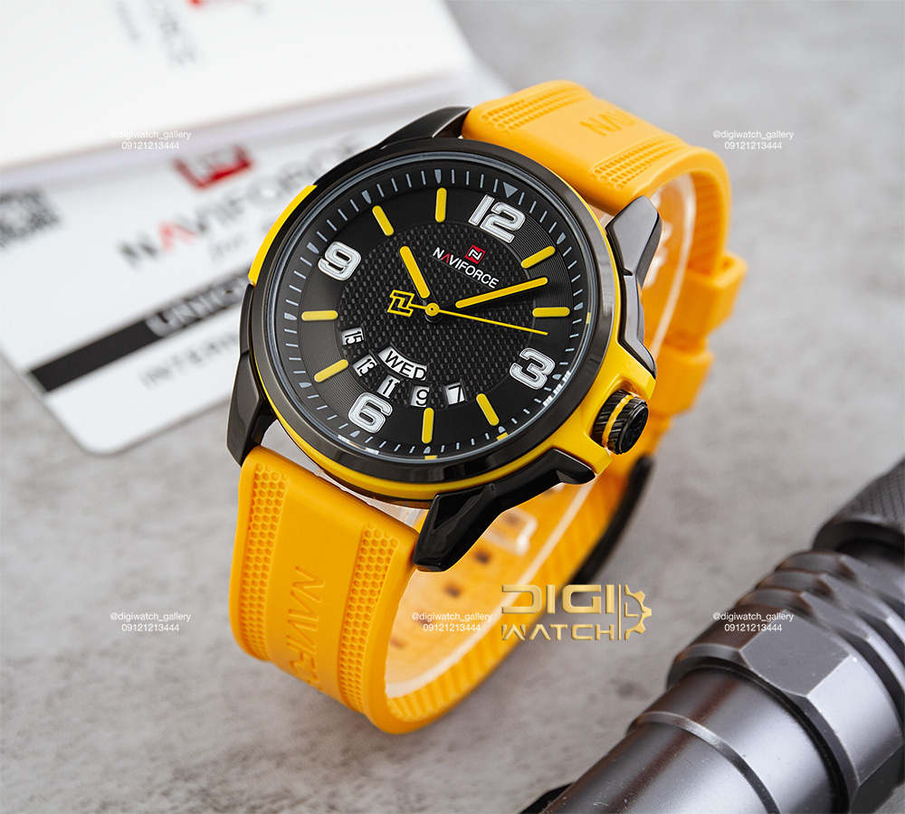 ساعت اورجینال مردانه نیویفورس مدل Naviforce NF 9215 B/Y/Y