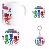 ست هدیه ماگ مدل انیمیشن شب نقاب طرح Pj masks کد M9