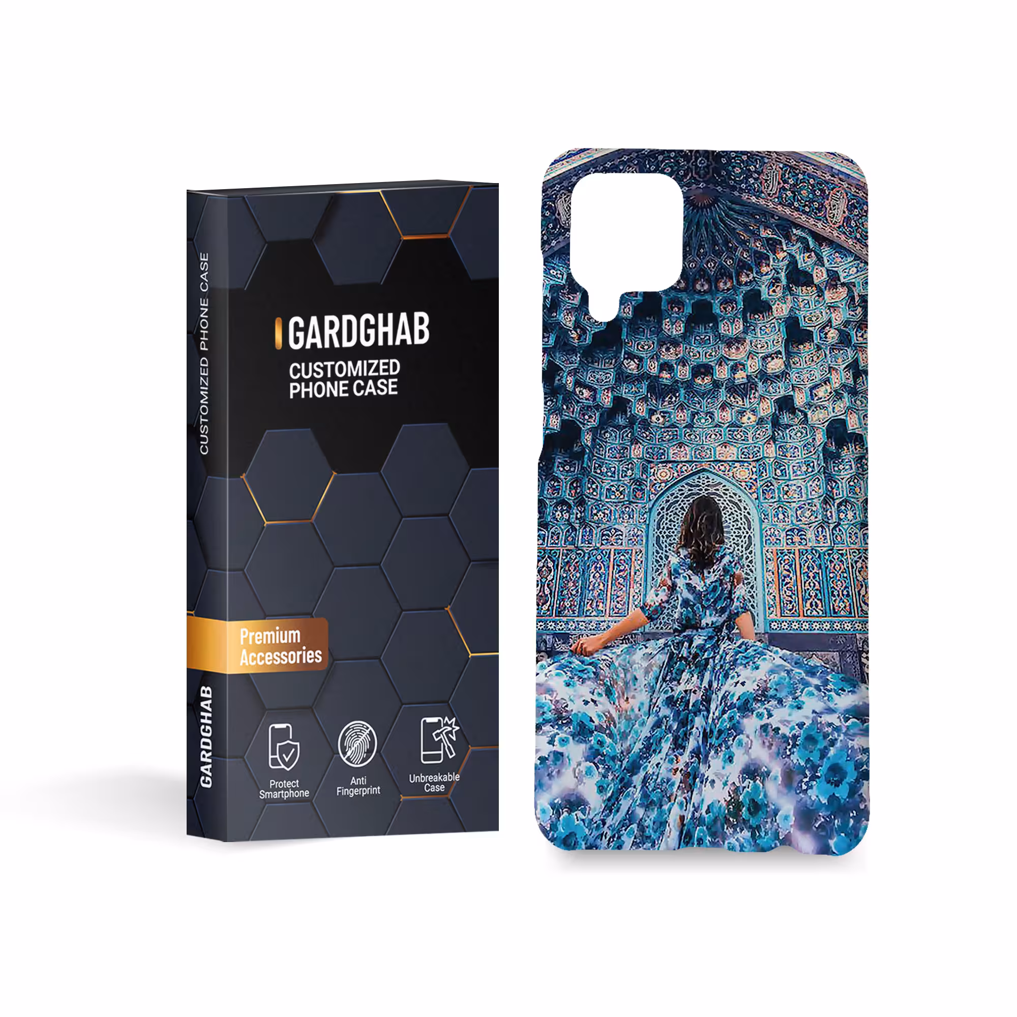 کاور گارد قاب مدل دخترانه مناسب برای گوشی موبایل سامسونگ Galaxy a12