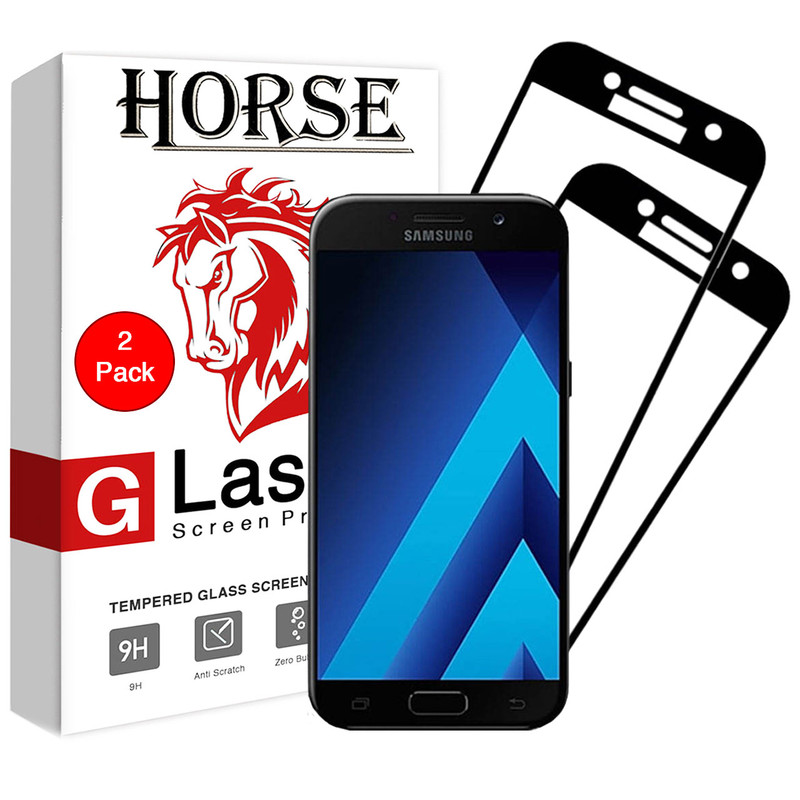 محافظ صفحه نمایش 5D هورس مدل FAG مناسب برای گوشی موبایل سامسونگ Galaxy A5 2017 بسته دو عددی | کالا برتری