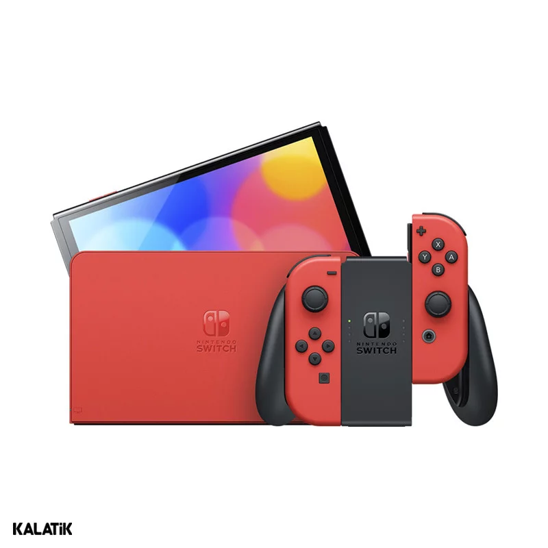 کنسول بازی نینتندو سوییچ مدل OLED نسخه Mario Red