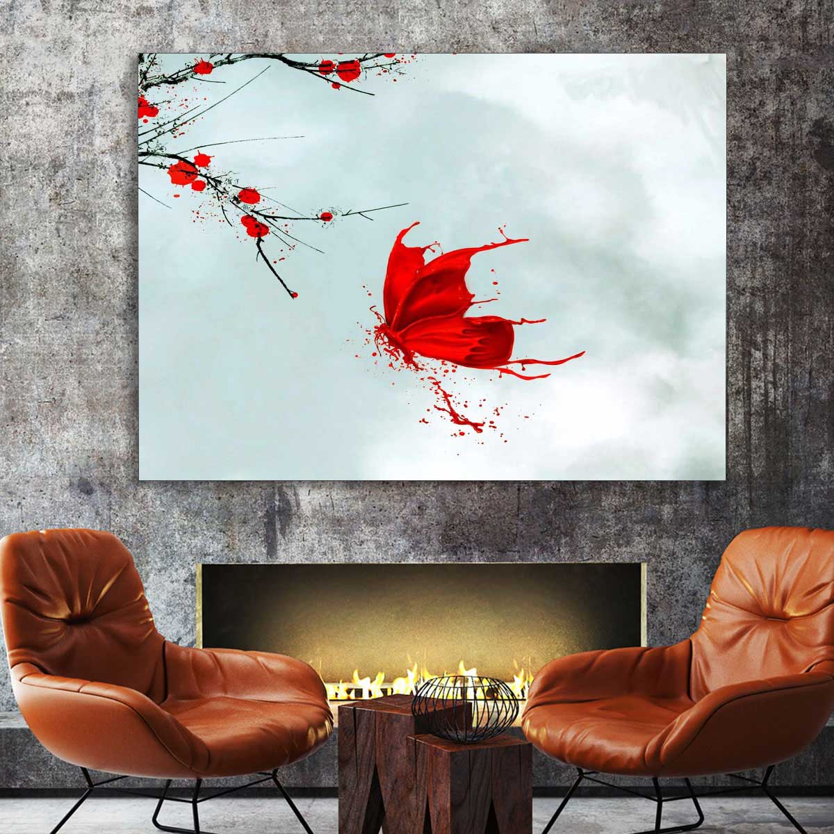 تابلو شاسی گالری استاربوی طرح پروانه کد 180