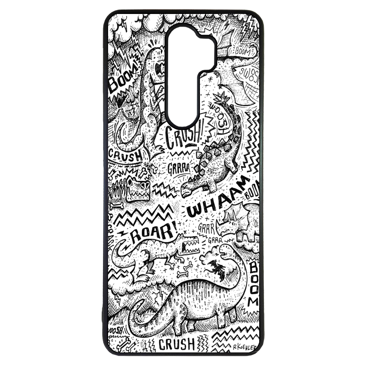 کاور طرح دایناسور کد 1146 مناسب برای گوشی موبایل شیائومی redmi 9