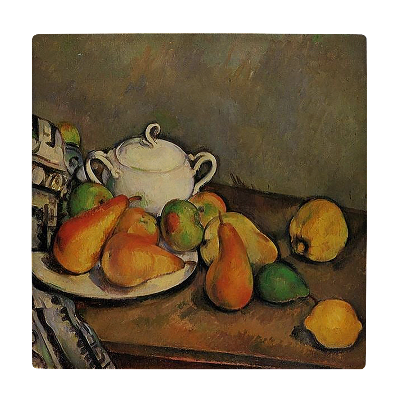 کاشی کارنیلا طرح نقاشی میوه مدل لوحی کد WKB746 