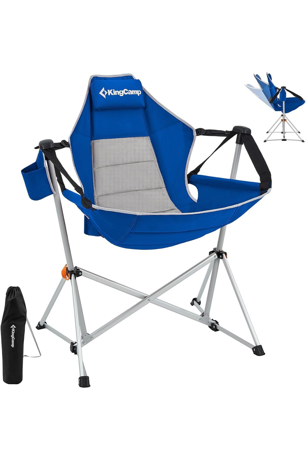 صندلی کمپ آبی دخترانه و پسرانه بچگانه کمپینگ اردوگاه تاشو داخلی فضای باز باغ زندگی برای بزرگسالان ان KINGCAMP