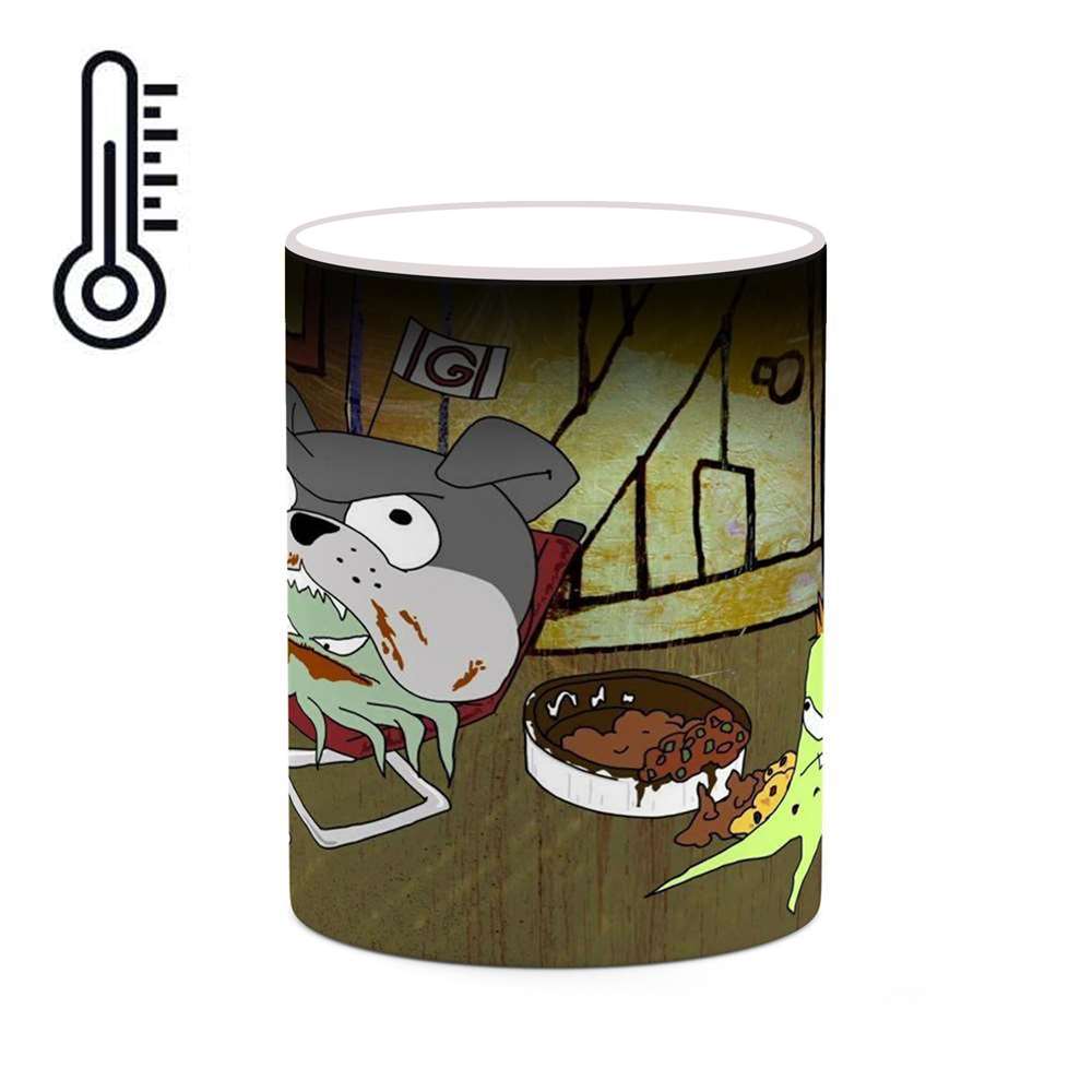 ماگ حرارتی کاکتی طرح کارتون Squidbillies مدل mgh23226