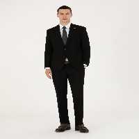 کت و شلوار مردانه مشکی پیرکاردین - فروشگاه لباس شهرمون