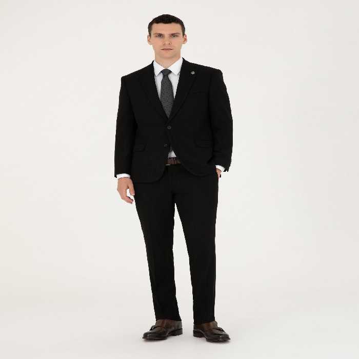 کت و شلوار مردانه مشکی پیرکاردین - فروشگاه لباس شهرمون