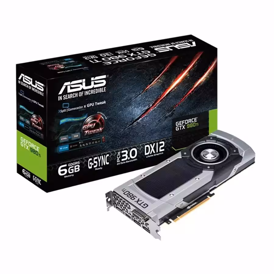 کارت گرافیک ایسوس GTX 980 Ti 6GB DDR5