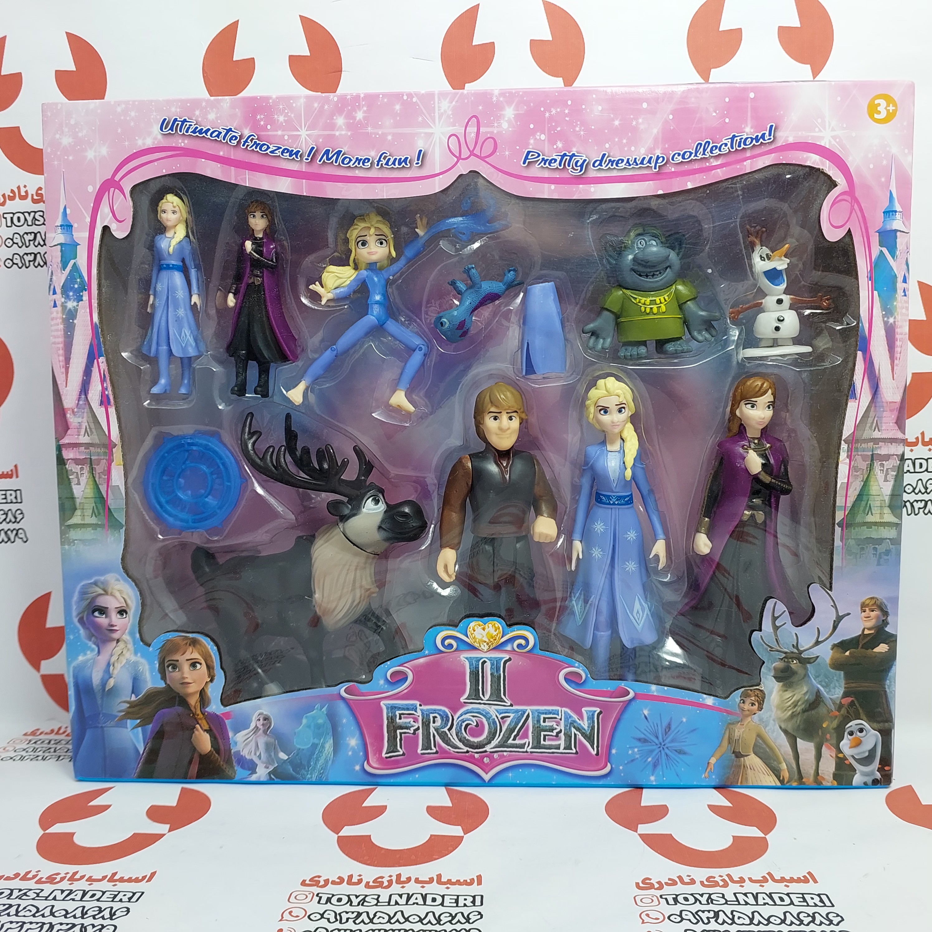 اسباب بازی فیگور شخصیت کامل السا و آنا کیفیت عالی