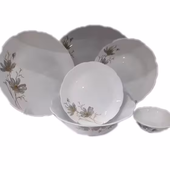 سرویس ارکوپال 26 پارچه نیلوفری مدل ژالین طوسی