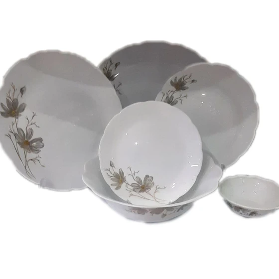 سرویس ارکوپال 26 پارچه نیلوفری مدل ژالین طوسی