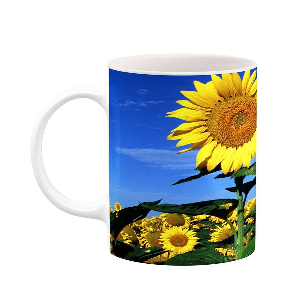 ماگ طرح گل آفتابگردان مدل mgs12000