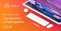 دانلود قالب HTML سفر و گردشگری FROLIC
